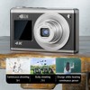 Digital Camera 60MP 4K Video 2.88in IPS Screen 16X Zoom