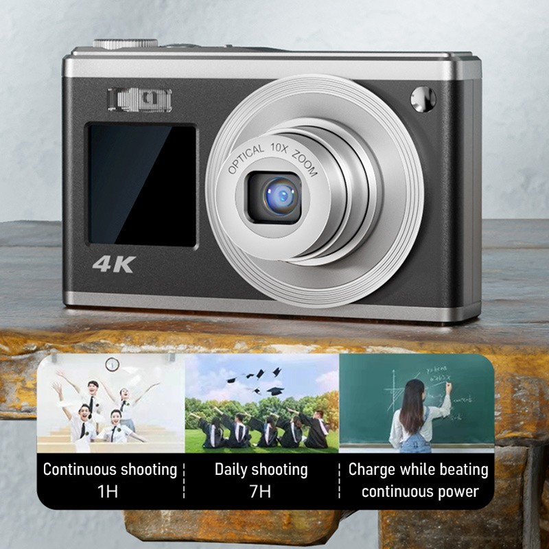 Digital Camera 60MP 4K Video 2.88in IPS Screen 16X Zoom
