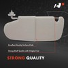 A-Premium Left Driver Side Sun Visor without Mirror - Compatible