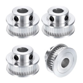 sourcing map 4pcs GT-2 36T Pulley Synchronous Wheel 8mm Bore, Aluminum Timing Pulley 36 Teeth, Fit Width 6mm Timing Belt for 3D Printer CNC Machine