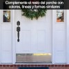 Cerradura Banna Puerta Principal Negra Aleación De Zinc Extensible 60