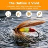 Señuelo Artificial Para Pesca, 64x Cebo Para Insectos Y Mosc