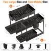 Sevenblue 4 Pack Under Sink Organizer, Bathroom Organizers and Storage,