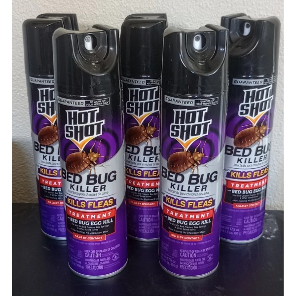 Hot Shot Bed Bug Killer Hot Shot Lot Of 5