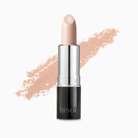 BISOU Concealer, Transparent, Ruddy Feel, Dull Cover, Enhancing Stick N (Rose Quartz) Naturally Derived Ingredients 94% SPF 38 PA+++ Blue Light Cut, Made in Japan Natural