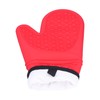 Silicone Oven Mitts with Cotton Heat Insulated Anti Scalding Baking