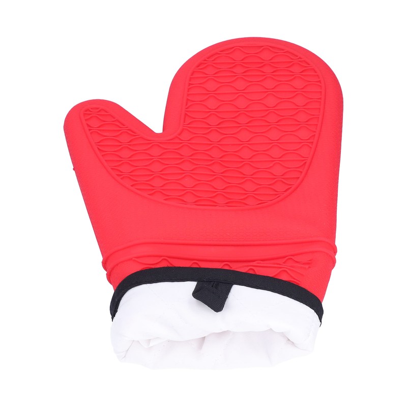 Silicone Oven Mitts with Cotton Heat Insulated Anti Scalding Baking