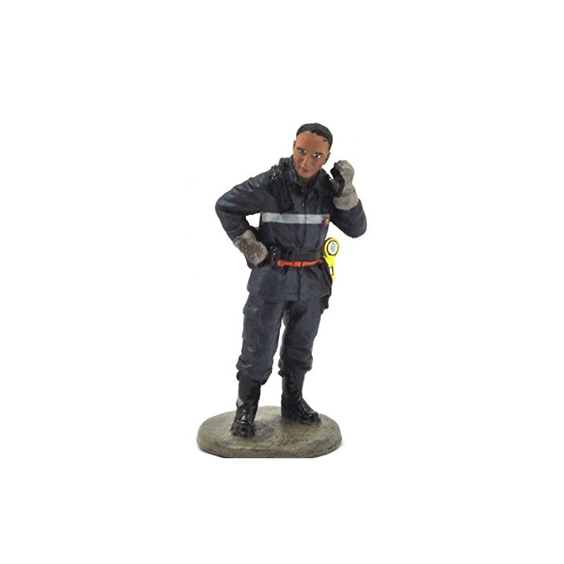 Del Prado Collectible Fireman Firefighter Figure Madrid Spain 2003 1:32