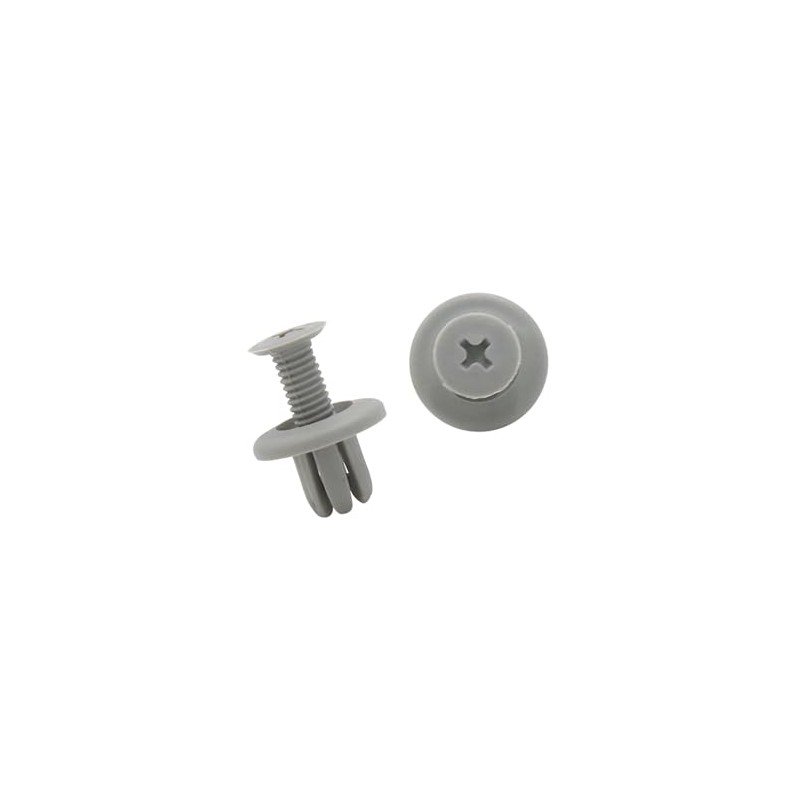 Partuto 50Pcs Plastic Push Pin Bumper Fender Rivets Expansion Screws