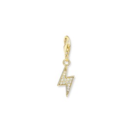 Thomas Sabo Lightning Pendant, Sterling Silver, Cubic Zirconia