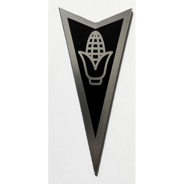 24Designs Replacement for Pontiac G8 Front Badge Emblem Corn E85 Ethanol Black