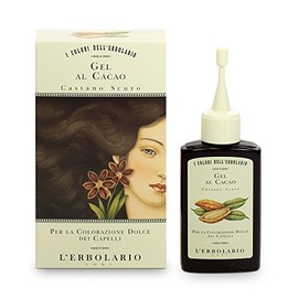 L'Erbolario Gel Riflessante Castano Scuro (Cacao) 70 ml (Dark Brown, Gel with Green Nut Shell) 70 ml