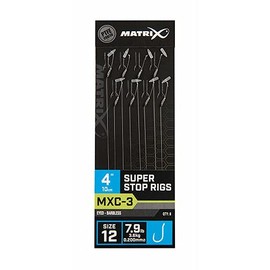 Matrix MXC-3 SUPER STOP RIGS 10CM/4INS (12)