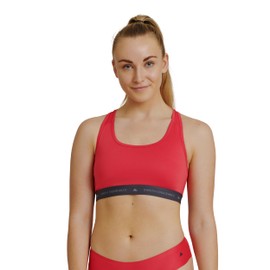 DANISH ENDURANCE Sports Bra for Women, Lightweight Racerback Compression Bralette, for Workouts (Pink, X-Large)