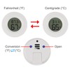 ALMOCN 4 x Mini LCD Digital Thermometer Temperature Humidity Tester