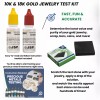 JSP Gold Testing Kit 10k & 18k Solution Acid with