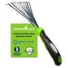 Garden GURU Stainless Steel Hand Rake Soil Tiller with Ergonomic