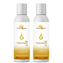 Florida Laboratories 2 Bottles 4 oz Polysorbate 20 FOOD GRADE KOSHER