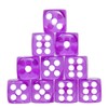 SmartDealsPro 10-Pack D6 Six Sided 16mm Transparent Dice Die for