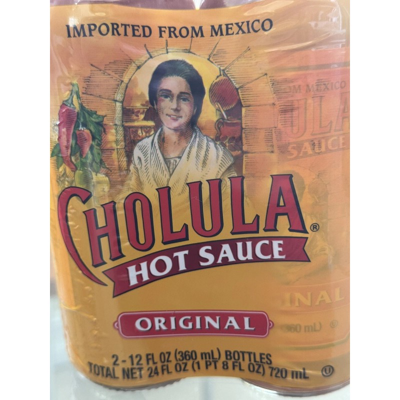 Cholula 2 PACK ORIGINAL CHOLULA HOT SAUCE FROM MEXICO 12