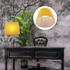 PRETYZOOM Cylinder Lampshade Natural Linen Lampshade E14 E27 Drum Lamp