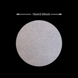 ONLYKXY White Leak-Proof Cup Cap Lid Liners Round Sealing Paper Pads Waterproof Spill Proof Paper for Plastic Drink Cup Milk Tea Coffee Beverage Cup Leak Proof Film Sealing Film (250, 10cm/3.93inch)