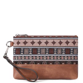 CLUCI Womens Wallet Leather Large Capacity Wristlet Wallet for Women Ladies Travel Clutch Zipper Purse with Credit Card Holder Phone Organizer