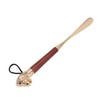 Lion Head Alloy Shoehorn Ergonomic Curves Metal Long Shoehorn with