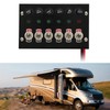 Marine Boat Rocker Switch Panel DC12 to 24V 6 Gang