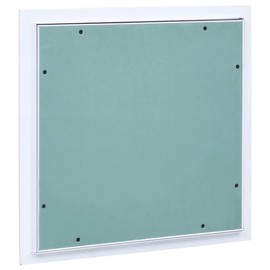 vidaXL Access Panel with Aluminum Frame and Green Plasterboard Design for Ceiling and Wall Inspection Openings - 11.8"x11.8"