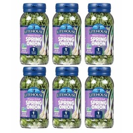 Litehouse Freeze Dried Spring Onion - Substitute for Fresh Spring Onion, Jar Equal to 1 Spring Onion Fresh Bunch, Organic, Spring Onion Seasoning, Non-GMO, Gluten-Free - 0.23 Ounce