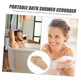 Outanaya Bath Shower Scrubber Exfoliating Body Wash Long Handle Tub Scrubber Body Scrub