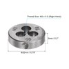 sourcing map 2pcs Round Threading Dies, Metric M3 x 0.5