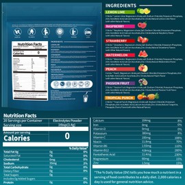 OZENKE Electrolytes Powder Packets, Hydration Packets, Electrolytes Powder No Sugar, Portable Electrolyte Drink Mix for Rapid Hydration, Sugar Free & Low Sodium | 0 Calorie | 7 Flavors | 20 Sticks
