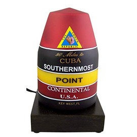 Southernmost Point Key West Buoy Landmark Lamp, 7 1/2 Inch