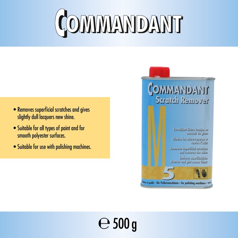 Commandant CM55 Scratch Remover for Machine 'M5' 500 g