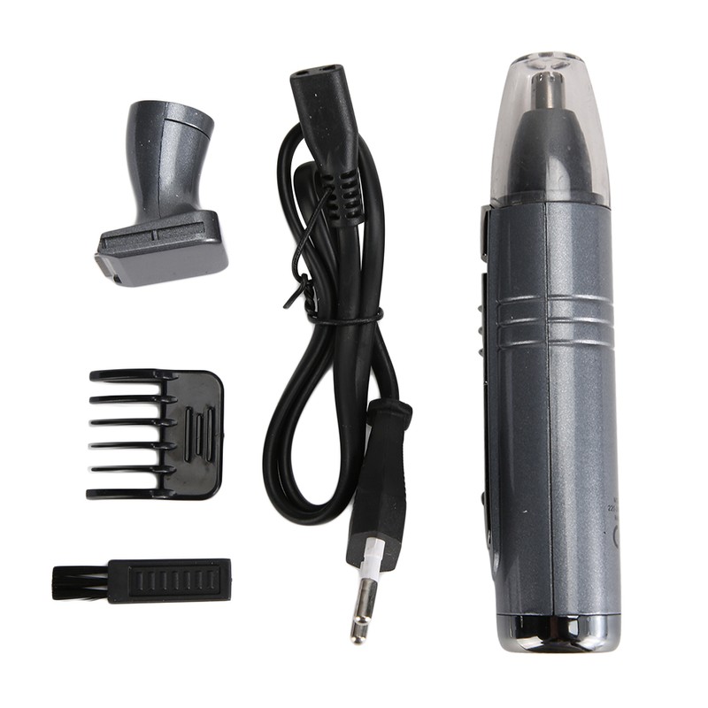 Rechargeable Electric Hair Trimmer Nose Hair Temples Remover Shaver