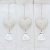 Frank Flechtwaren Window Curtain Heart Pendant