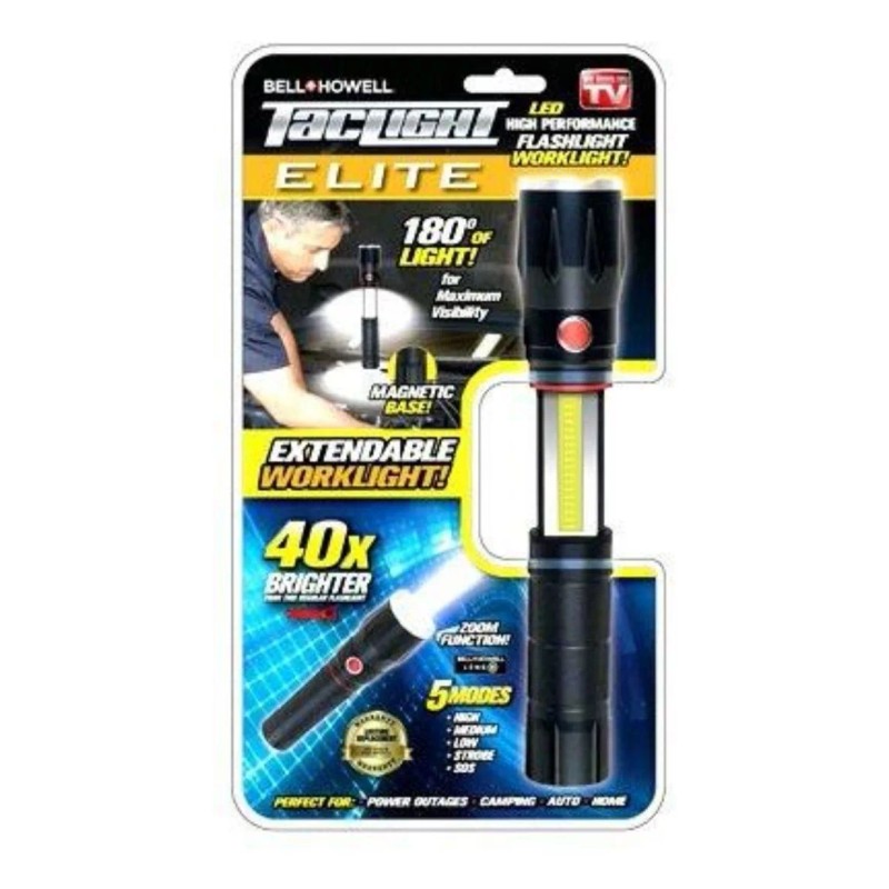 Yelio Linterna Intermitente Extensible 180º De Luz