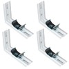 L Bracket 4pcs Vertical Blind Bracket Clips for Vertical Blinds