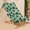 Dreamscene Beach Towel Palm Tree Green, Microfibre Beach Towels for