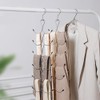 Lakymisy 12-Piece Scarf Hanger, Multi Hanger, 360 Degree Rotation, Muffler,