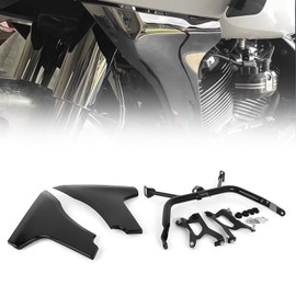 FWXEOZ Side Fairing Panel Bracket Kits for Touring CVO Road Glide ST FLTRXSTSE 2024 FLTRXSE 2023 Motorcycle Side Panels Spoilers Cover Unpainted/Bright Black Side Fairings Panels Accessories