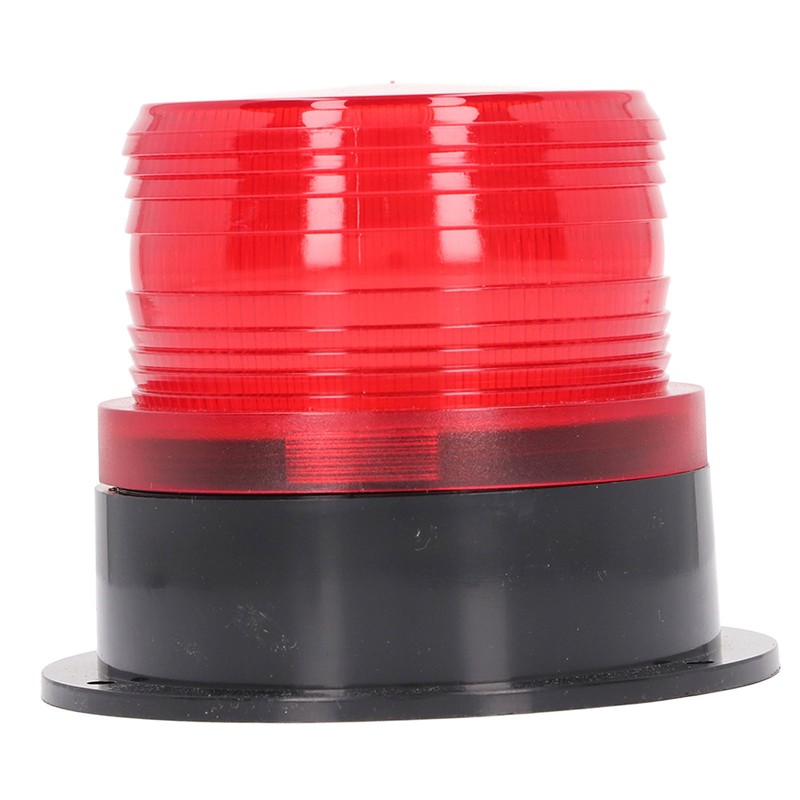 Round Red Warning Light Industrial Emergency LED Rotating Strobe Beacon