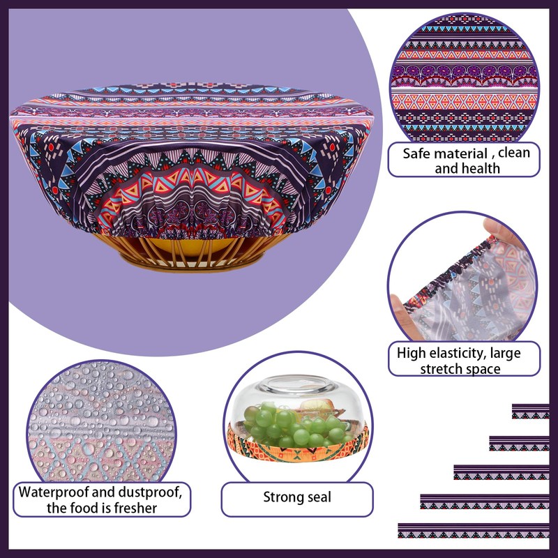 10 Pack Cloth Bowl Covers for Bread Rising - 5