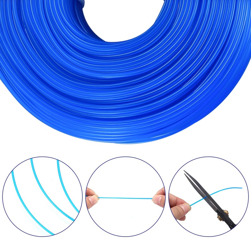 Trimmer Line, 1.6 mm x 100 m Nylon Trimmer Line,