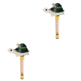BESPORTBLE 2pcs Floating Thermometer Pool Bathtub Aquarium Reptile Thermometer Large Easy Read Display