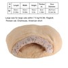 Hooded Cat Bed Thick Soft Comfortable Self Warming Cat Sleeping