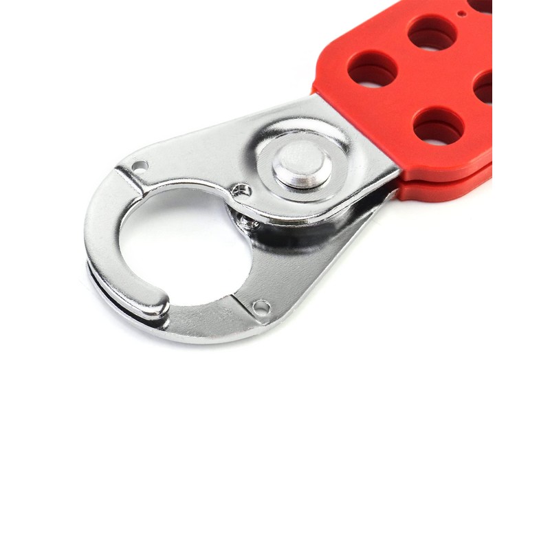 QWORK Lock Out Tag Out Hasp, 6 Pack Tamper-Proof Stainless