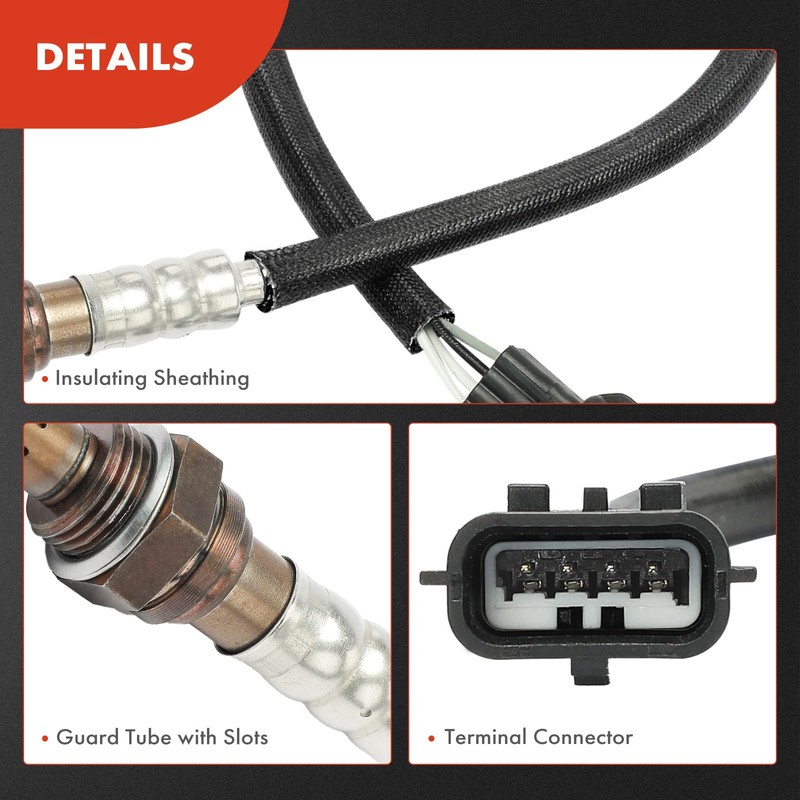 Sensor de oxígeno O2 A-Premium compatible con Nissan Rogue 2014-2020,